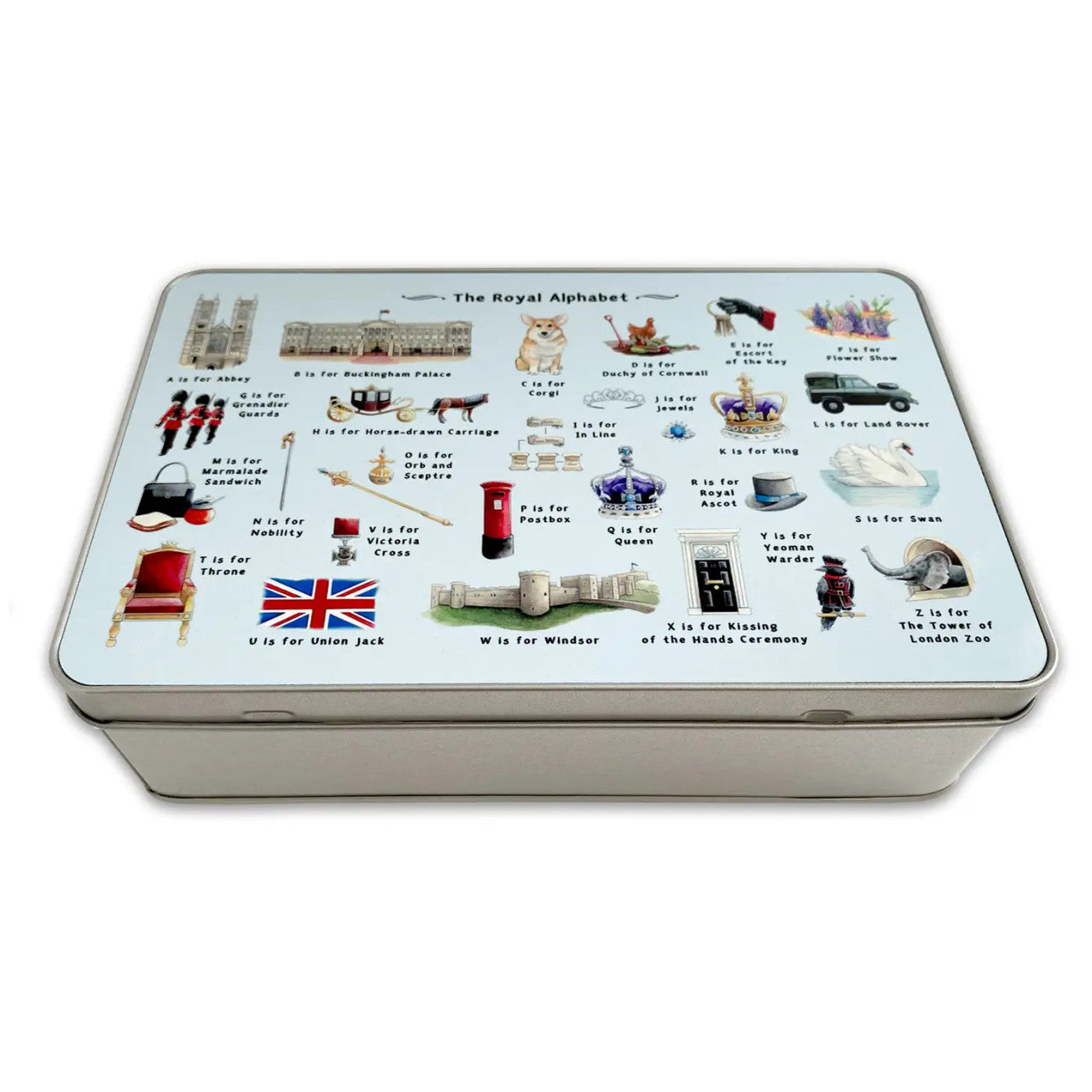 The Royal Alphabet Storage Tin