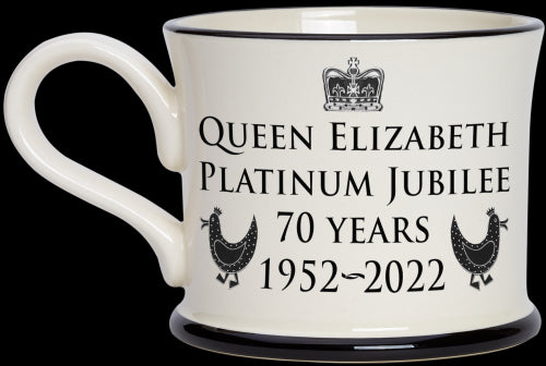 Platinum Jubilee Ducks mug by Moorland Pottery.