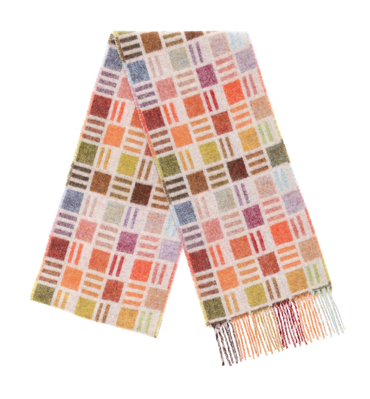 Ribbon Merino Lambswool Beige Multi by Bronte Moon.