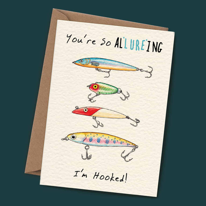 You're So Alluring Greetings Card by Bewilderbeest.