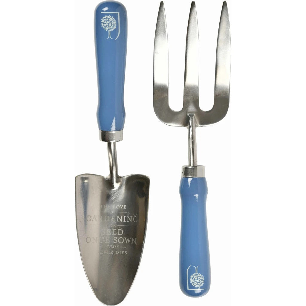 RHS British Meadow Trowel and Fork Boxed Set by Burgon & Ball.