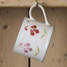 Susie Watson pottery Foxgloves Straight Mug. 