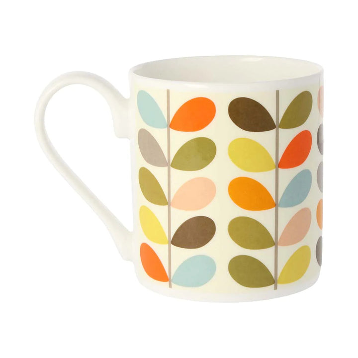 Multi Color 10 Stem China Mug by Oral Kiely.