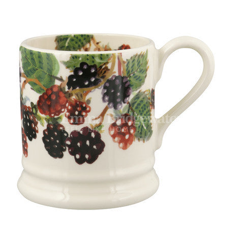 Emma Bridgewater Fruits Blackberry Half Pint Mug. Handmade in England. 