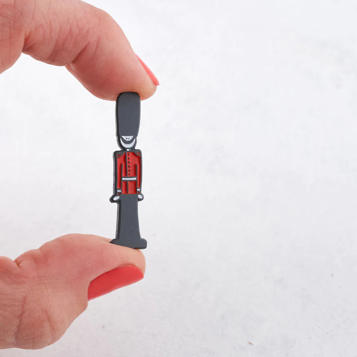 Queen's Guard Enamel Pin Badge from Victoria Eggs.
