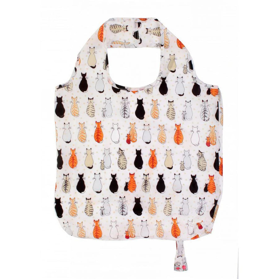Christmas Cats in Waiting Roll-up Bag.