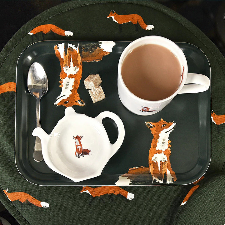 Bone china tea bag tidy by Sophie Allport