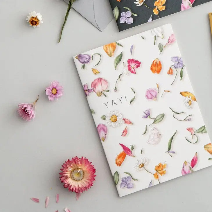 Petal Confetti - Yay! Greeting Card