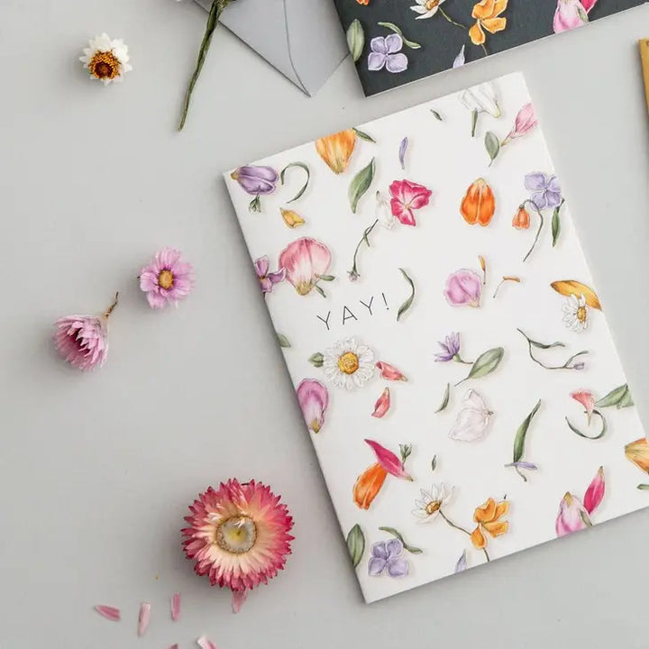 Petal Confetti - Yay! Greeting Card
