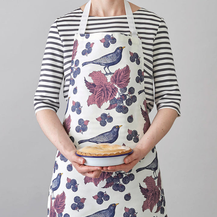 Thornback & Peel Blackbird & Bramble 100% Cotton Apron