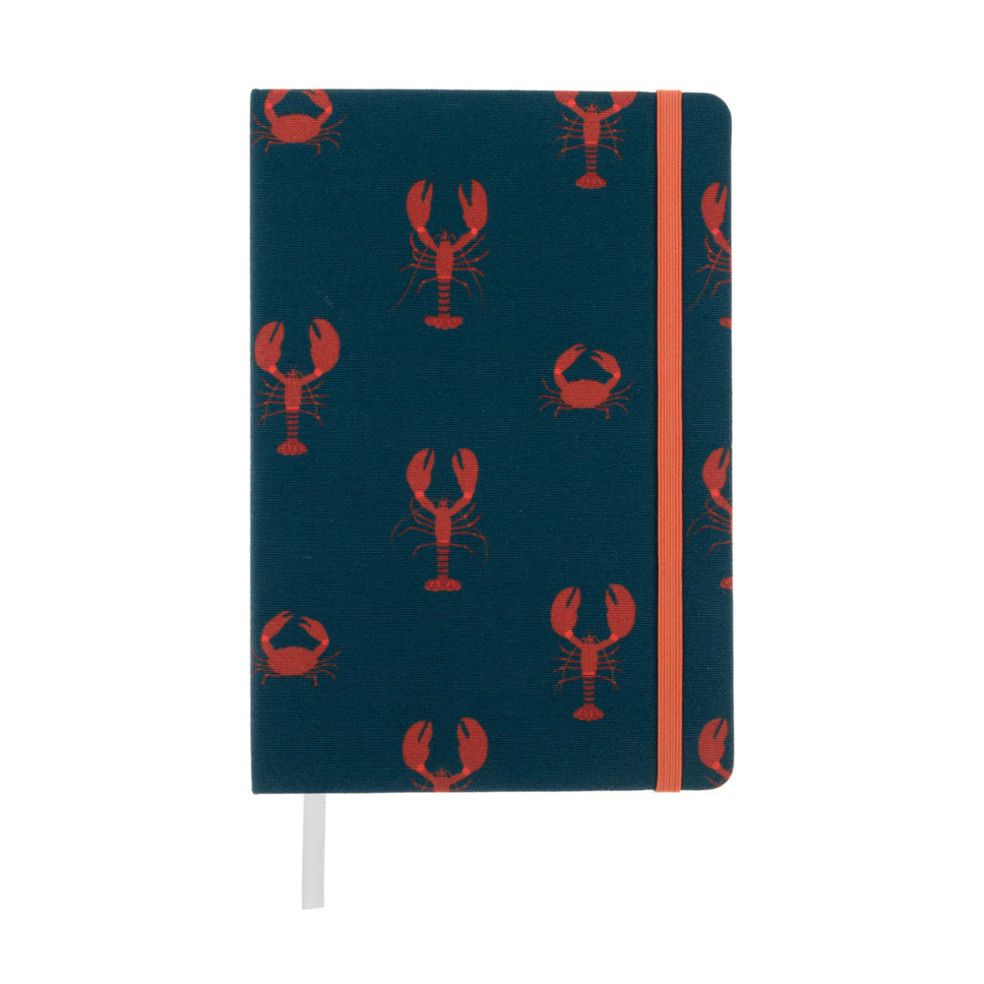 Sophie Allport Lobster Fabric A5 Notebook
