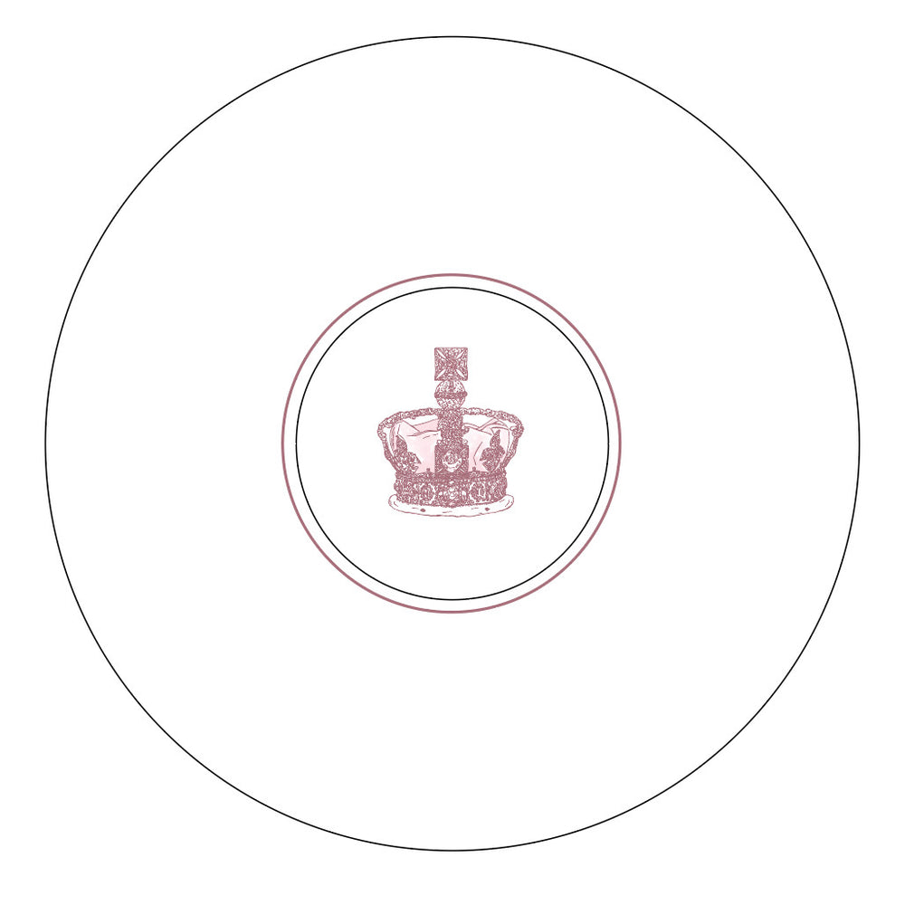 Queen Elizabeth II Commemorative China Cup & Saucer by Victoria Eggs