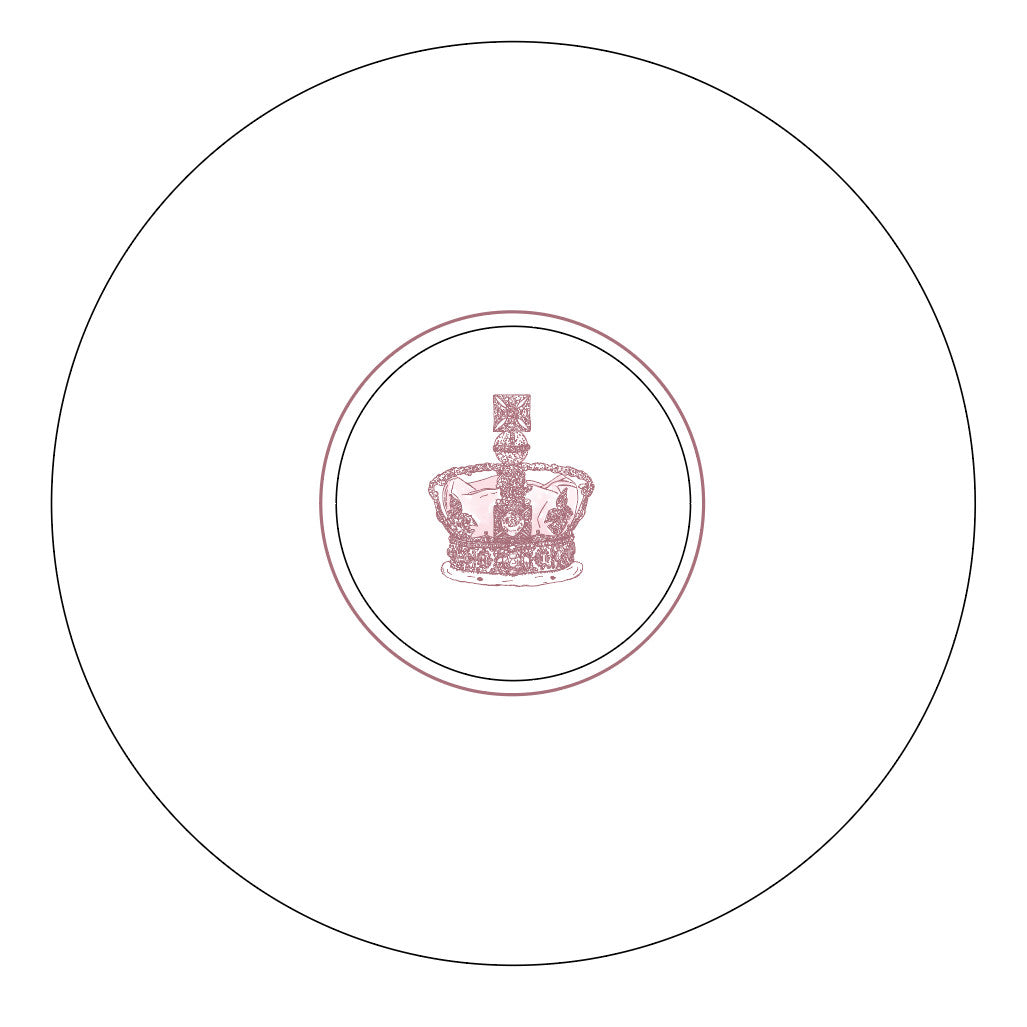 Queen Elizabeth II Commemorative China Cup & Saucer by Victoria Eggs