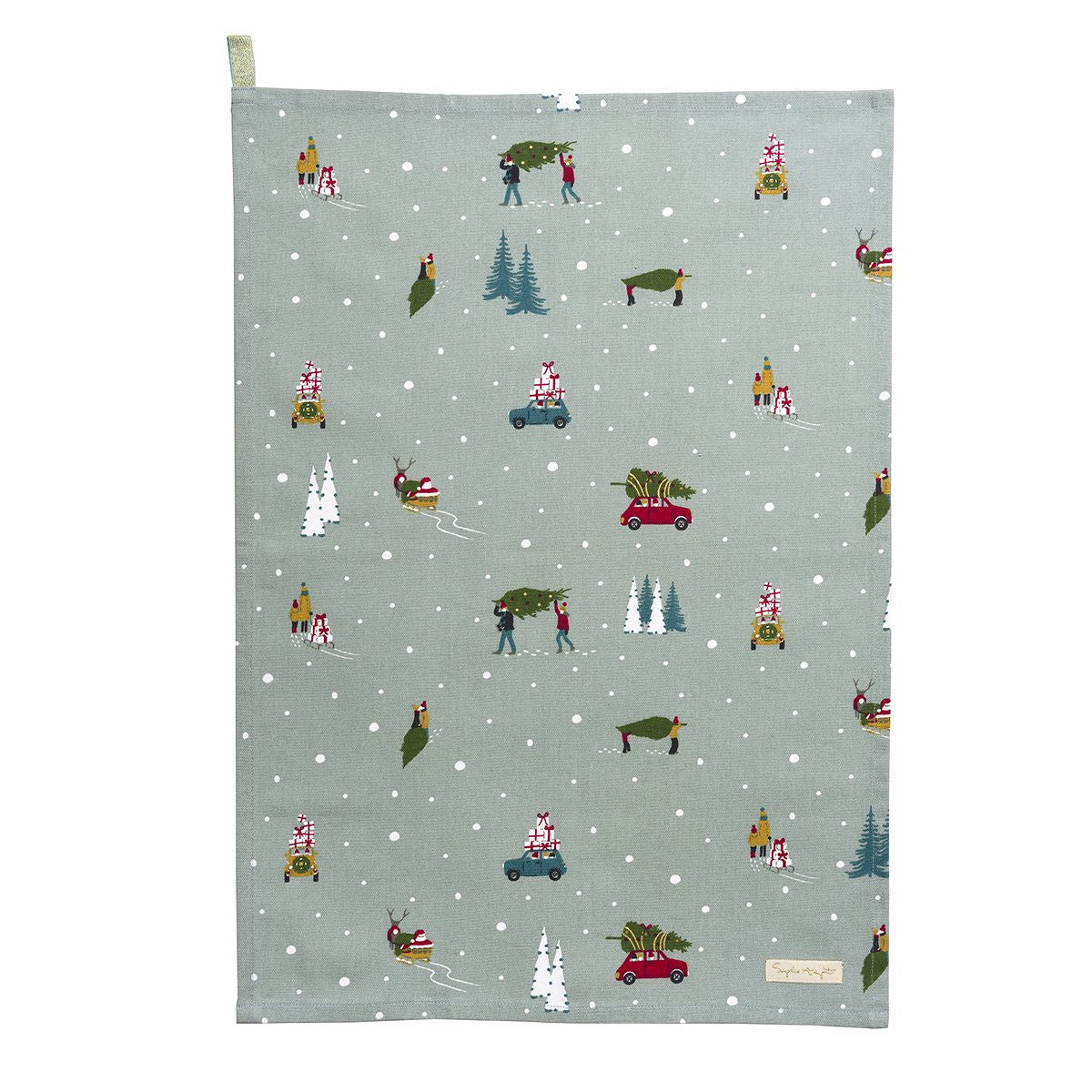 Sophie Allport Home for Christmas Tea Towel