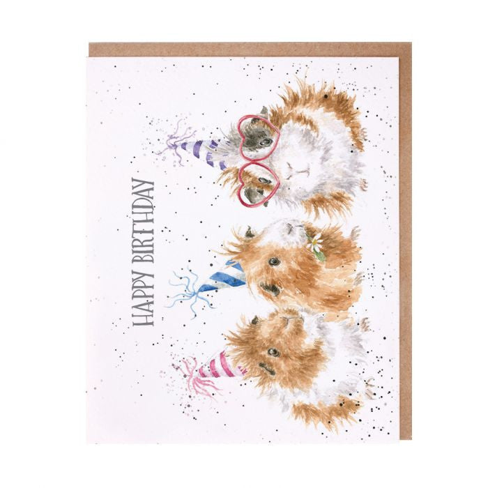 'Celebrate in Style' Guinea Pig Birthday Card
