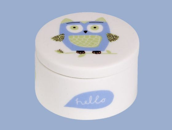 Bone china keepsake box with lid form Repeat Repeat.
