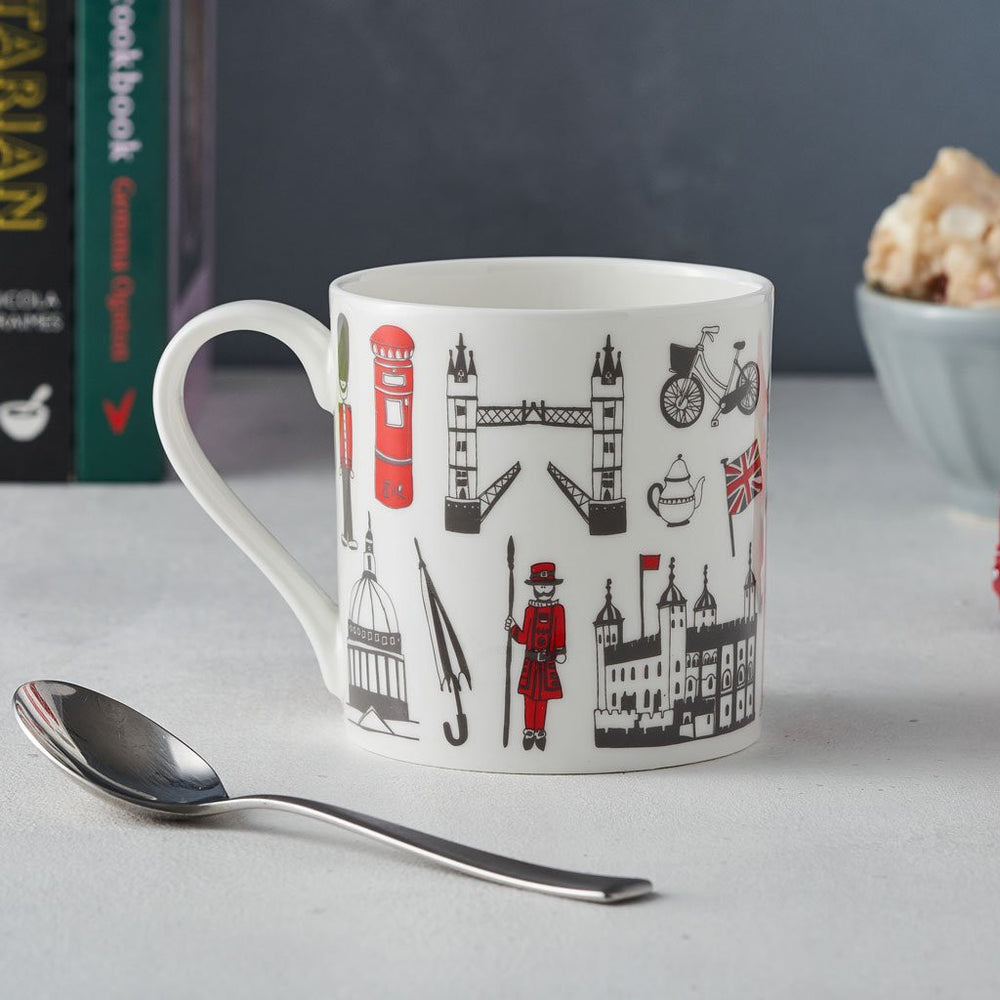 Victoria Egg's bone china Big Smoke London mug.