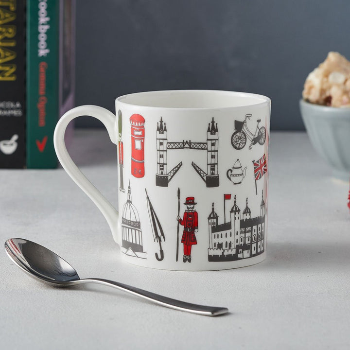 Victoria Egg's bone china Big Smoke London mug.