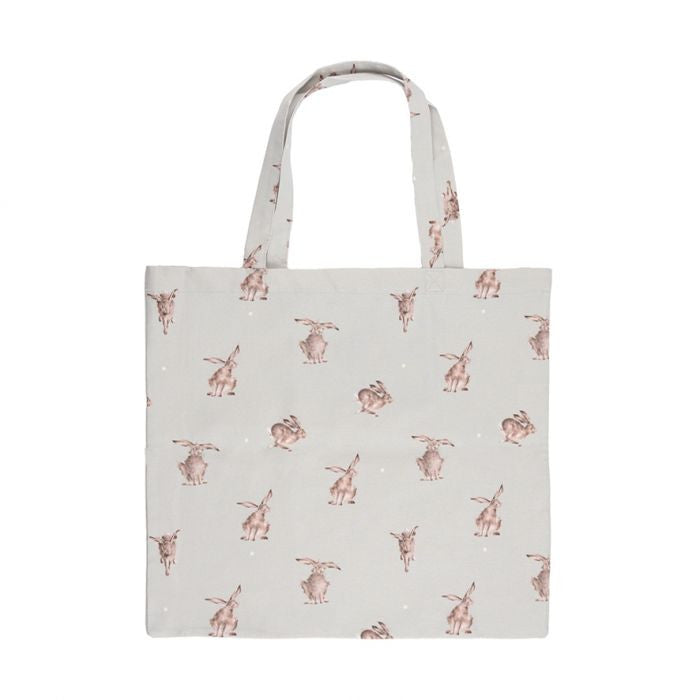 'Harebrained' Hare Foldable Shopping Bag by Wrendale Designs