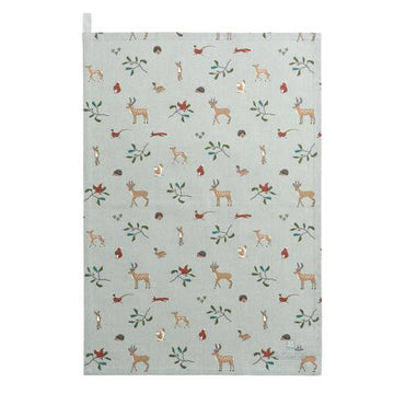 Sophie Allport Woodland National Trust 100% cotton Tea Towel Image