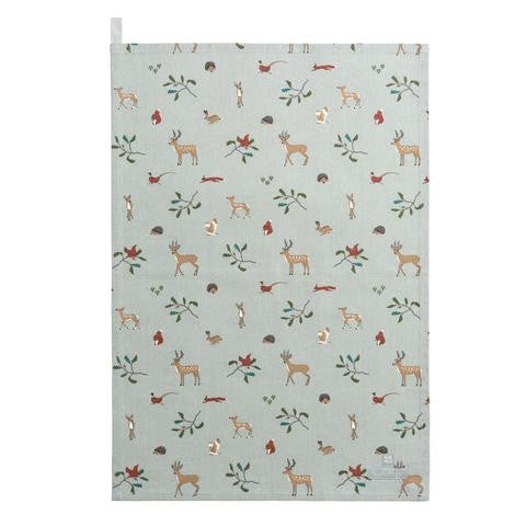 Sophie Allport Woodland National Trust 100% cotton Tea Towel