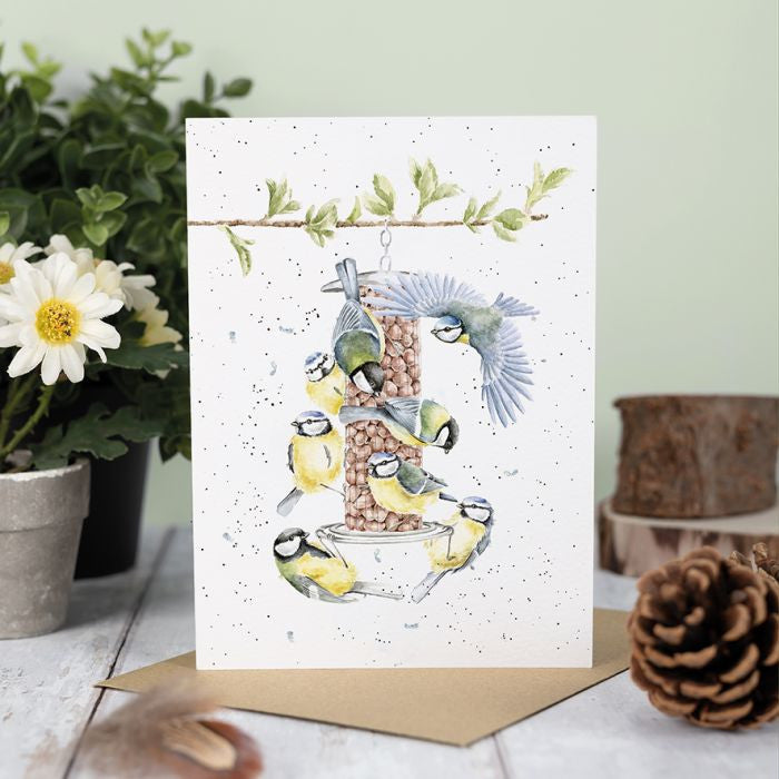 'Bon Appetit' Bluetit Greetings Card