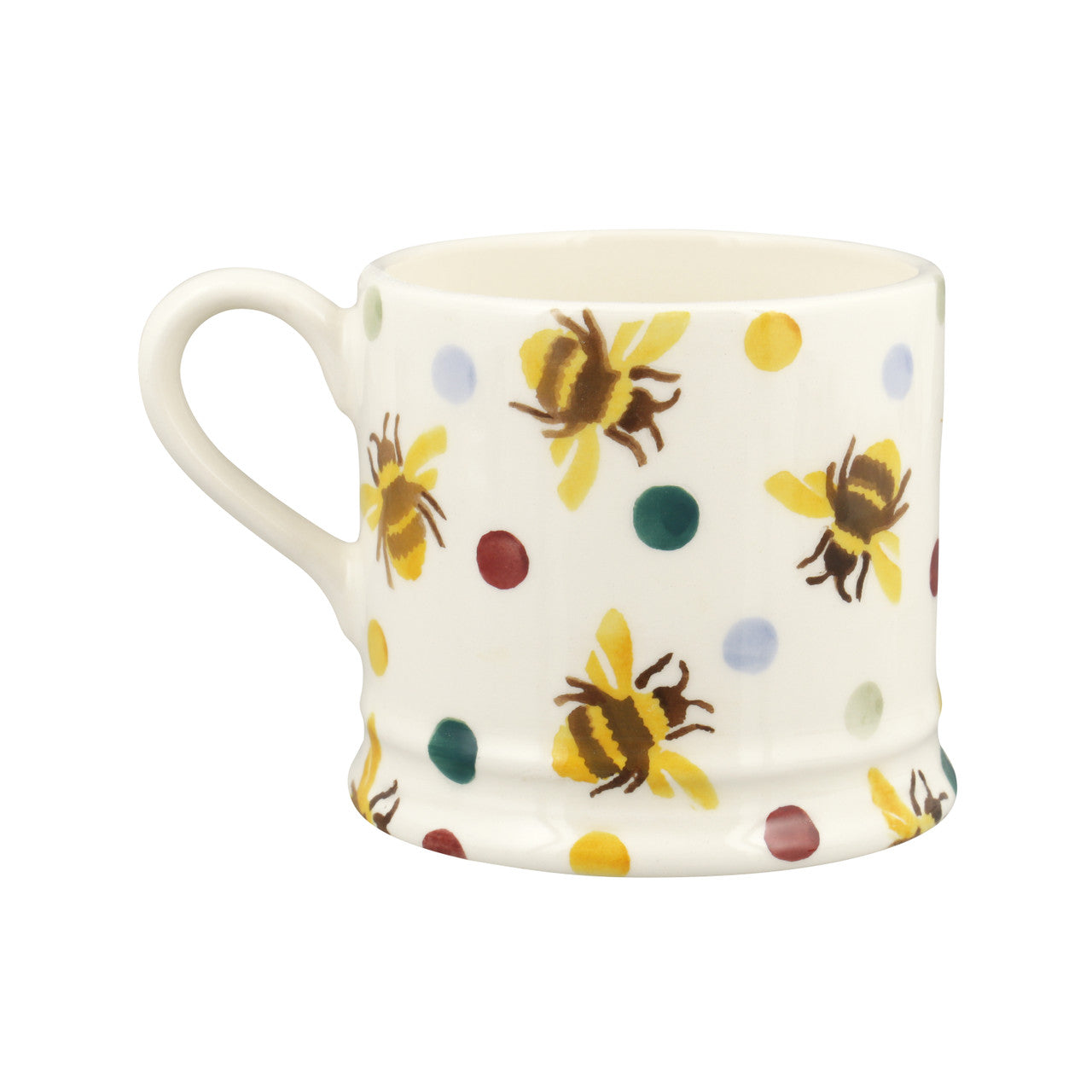 Hand made small Bumblebee & Small Polka Dot mug from Emma Bridgewater