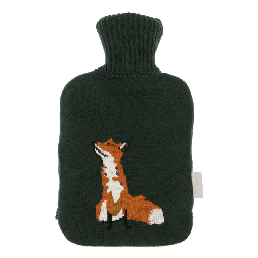 Sophie Allport Foxes Knitted Statement Hot Water Bottle