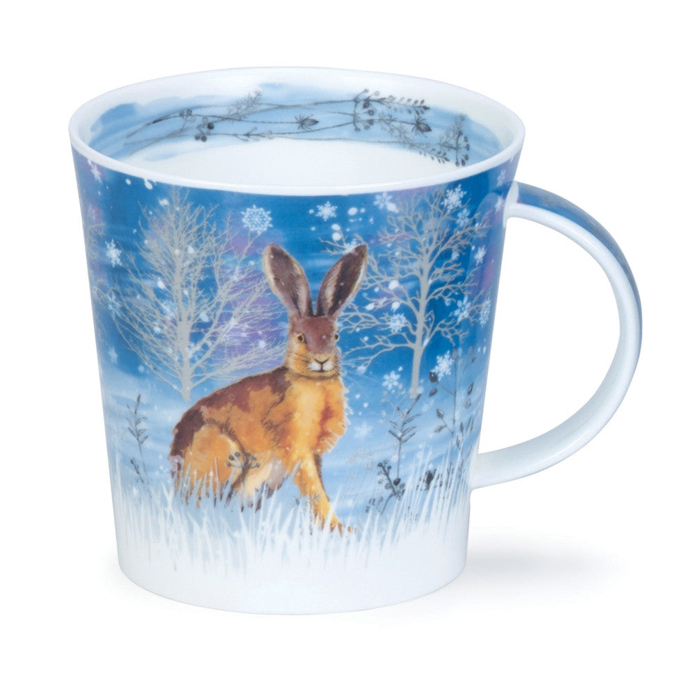 Dunoon Cairngorm Moonbeam Hare bone china mug.