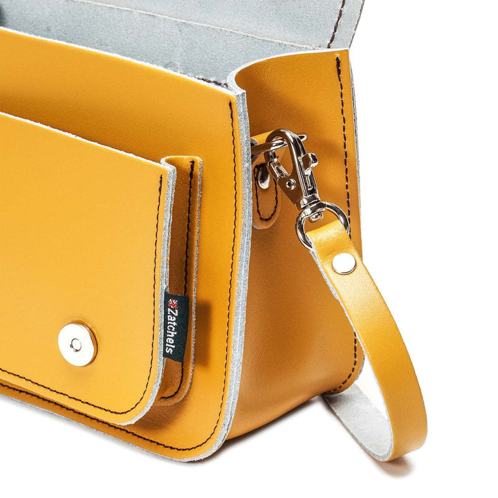 Handmade Leather Micro Satchel by Zatchels.
