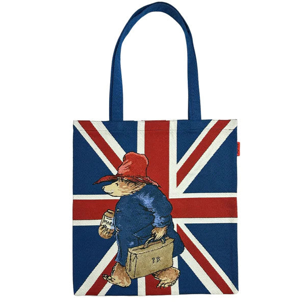 Paddington Bear Union Jack Flat Tote Bag.