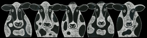 Cow Mug by Moorland Pottery.
