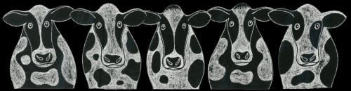 Cow Mug by Moorland Pottery.