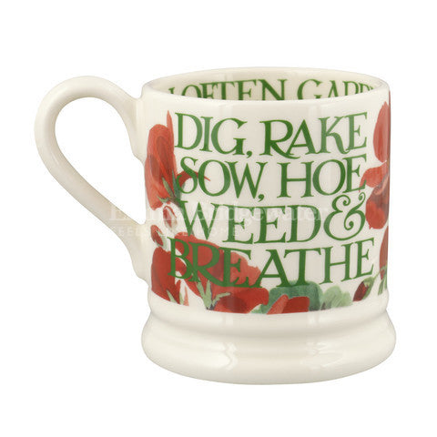 My Garden is My Happiness 1/2 pint mug from Emma Bridgewater. Made in England.