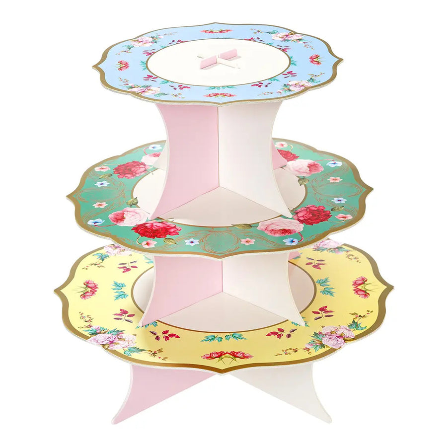 Tea Party Floral Cake Stand by Talking Tables