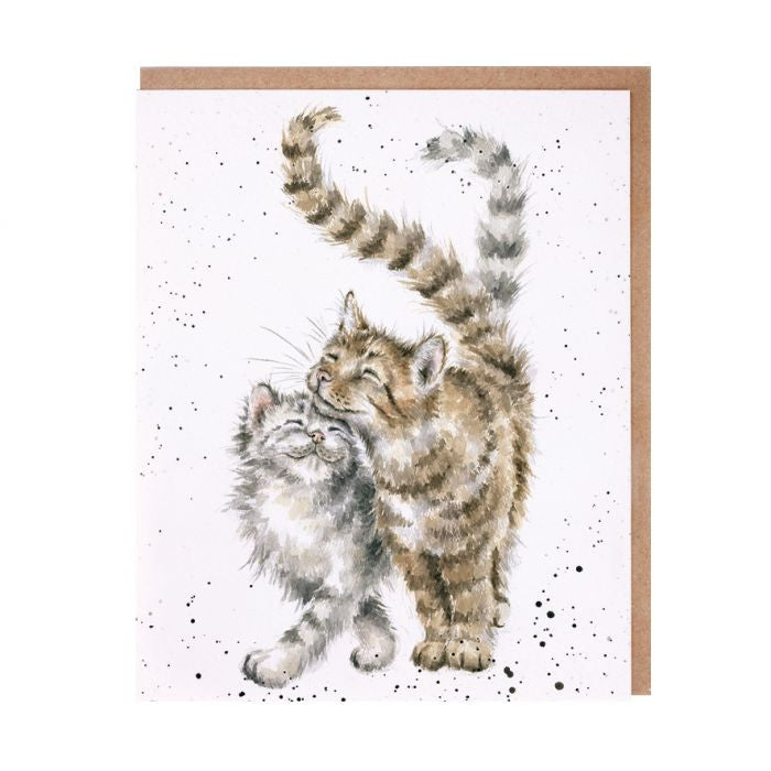 'Feline Good' Cat Greetings Card