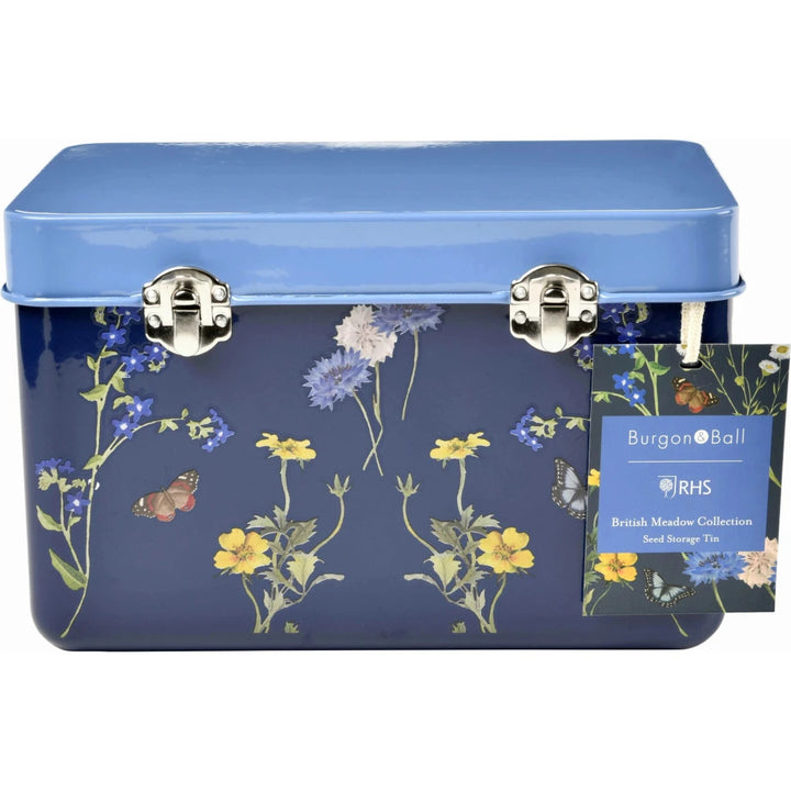RHS British Meadow Seed Tin by Burgon & Ball.
