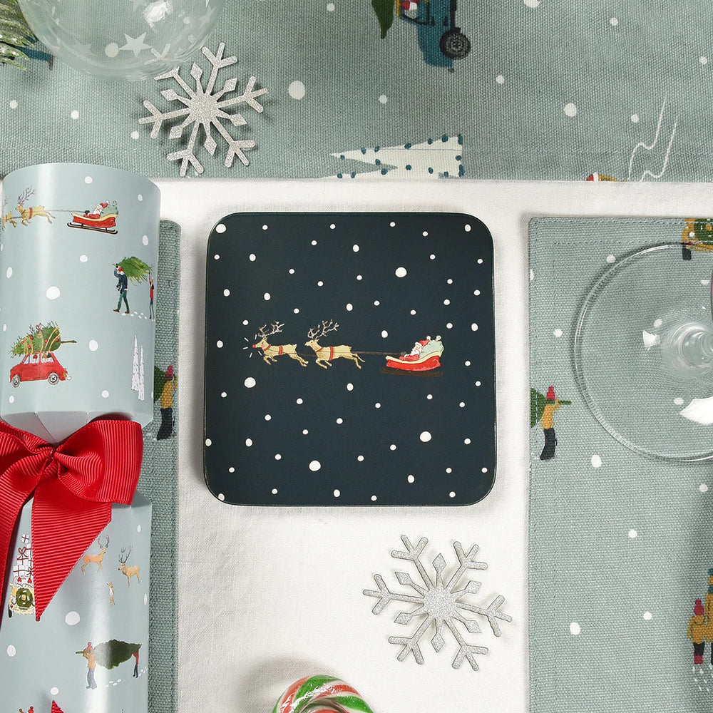 Home for Christmas Set of 4 Coasters from Sophie Allport.