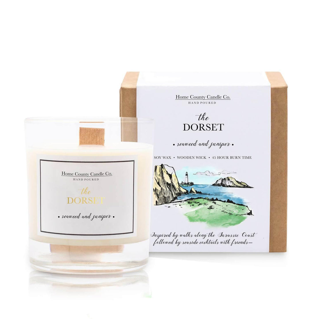 The Dorset Candle by Home County Candles.