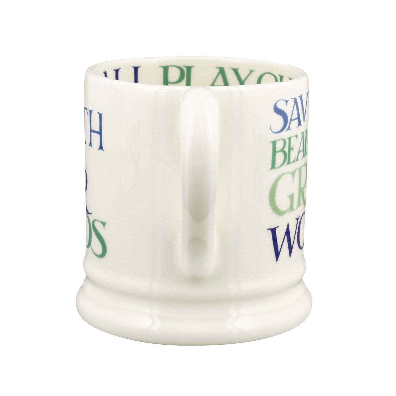 Emma Bridgewater Rainbow Toast In Our Hands Half Pint Mug