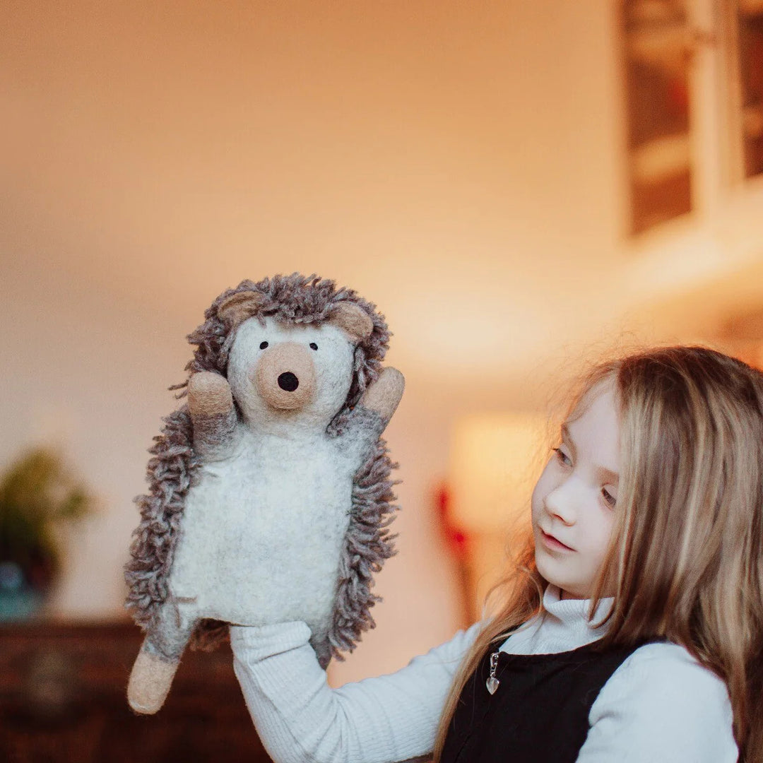 Hilda Hedgehog Hand Puppet