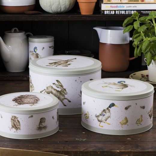 The Country Set Set of 3 Cake Tins by Hannah Dale.