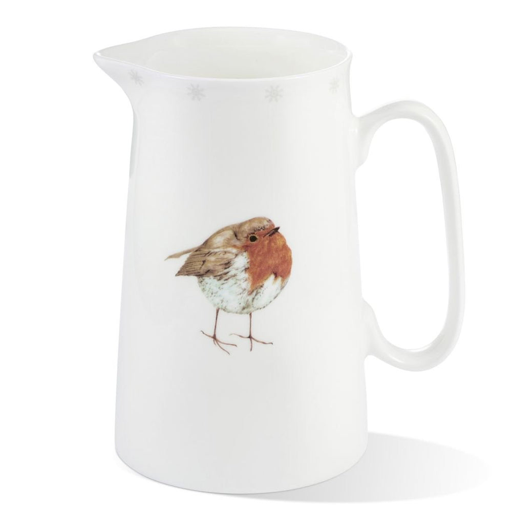 Mosney Mill Robin White China Jug - Large