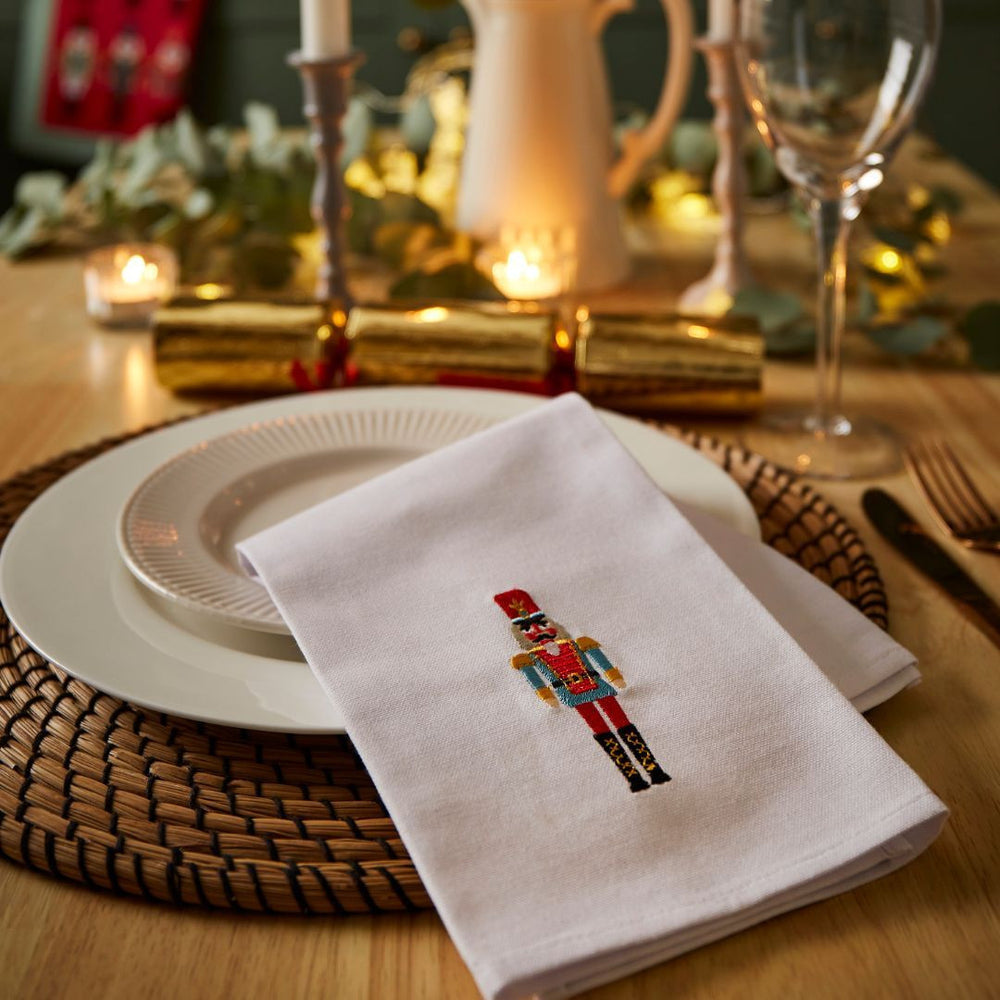 Nutcracker Recycled Cotton Napkin 2 pack.