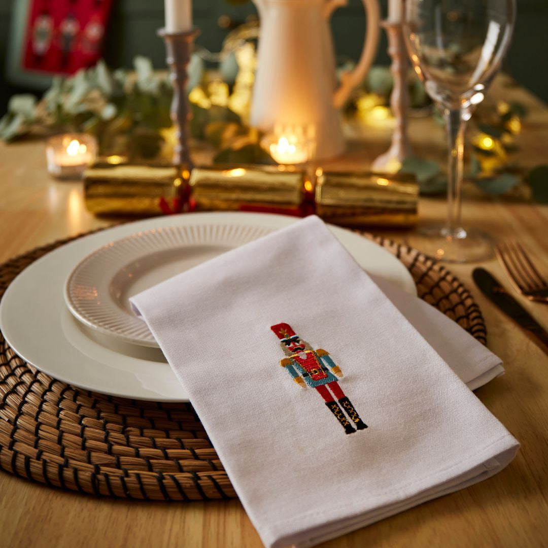 Nutcracker Recycled Cotton Napkin 2 pack.
