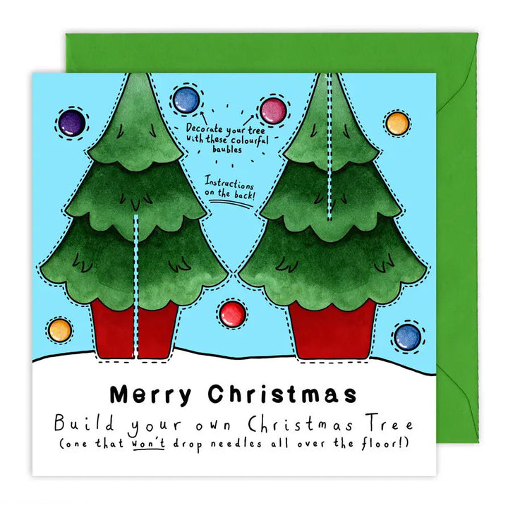 Make Your Own Christmas Tree Card