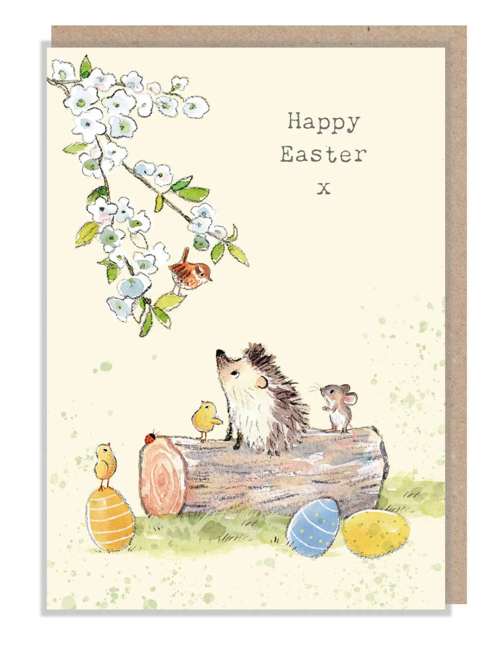 Hedgehog & Friends Happy Easter Greetings Card by Paper Shed Design