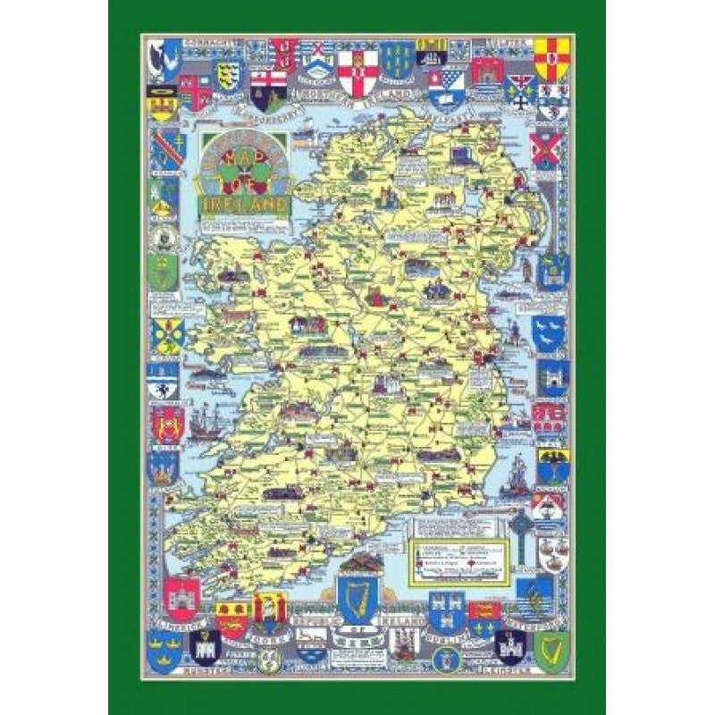 Historical Map of Ireland Jigsaw Puzzle by JHG Puzzles.