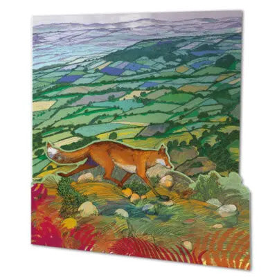Fox Die-Cut Greetings Card by Emma Ball