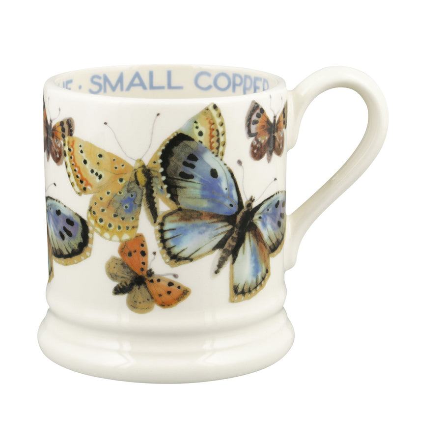 Emma Bridgewater Common Blue Butterfly  Half Pint Mug